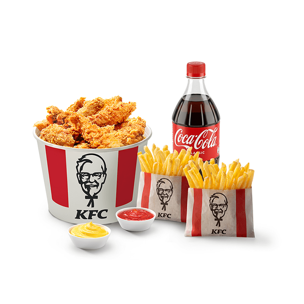 KFC. Баскет 12 СТРИПСОВ КОМБО